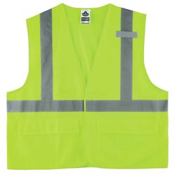 Ergodyne GloWear Reflective Standard Safety Vest Lime 4XL/5XL
