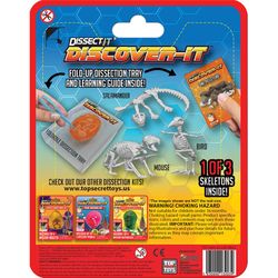 Top Secret Toys Discover It Owl Pellet Lab Synthetic Dissection Kit Orange