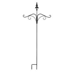 Austram 84 in. H X 30 in. W X 3.5 in. D Black Metal Plant Support