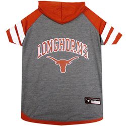 Pets First Team Color Texas Longhorns Dog Hoodie Large