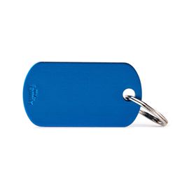 MyFamily Basic Blue Military Aluminum Cat/Dog Pet Tags Medium