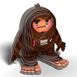 Safari Ltd. Eugy Sasquatch 3D Puzzle Brown
