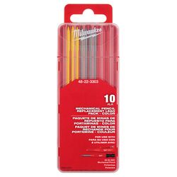 Milwaukee 5.625 in. L Pencil Replacement Leads Assorted 10 pc