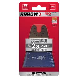Arrow Pro 2-11/16 in. High Carbon Steel Semi-Circle Japanese Blade Multi-Material 3 pc