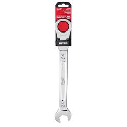 Milwaukee MAXBITE 24 mm X 24 mm 12 Point Metric Flex Head Combination Wrench 1 pc