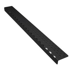 Handi-Treads 2.75 in. W X 30 in. L Powder Coated Black Aluminum Stair Tread