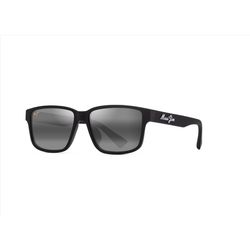Maui Jim Kuniahi AF Sunglasses Men's Matte Black Frame Neutral Gray Lens Polarized