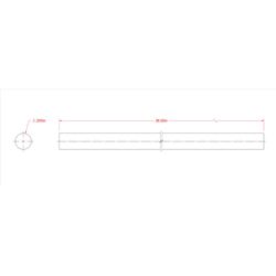 SteelWorks 1/4 in. D X 36 in. L Brass Rod 1 pk