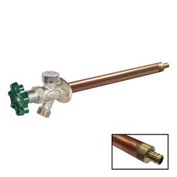 Prier 1/2 in. Crimp PEX in. Anti-Siphon Brass Freezeless Wall Hydrant