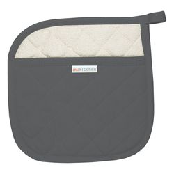 Mu Kitchen Stainless Cotton/Terry Pot Holder