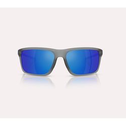 Native Tavern Sunglasses Men's Matte Smoke Crystal Frame Blue Lens Polarized