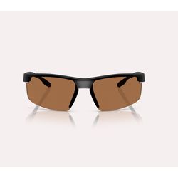 Native Ridge-Runner Crest Sunglasses Men's Matte Black Frame Brown Lens Polarized Blue Light Blockin