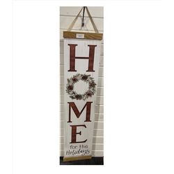 P Graham Dunn Assorted Home For The Holliday/Happy Fall Porch Sign 43.75 in.