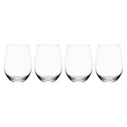 Lifetime Brands Mikasa 18 oz Clear Glass Lana Stemless Wine Glass