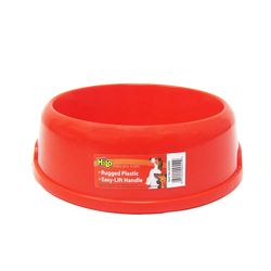 HiLo Red Plastic 28 oz Pet Dish For Dogs