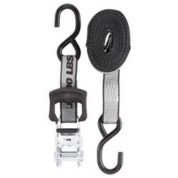 Keeper 1.25 in. W X 14 ft. L Gray Tie Down w/Ratchet 800 lb 1 pk