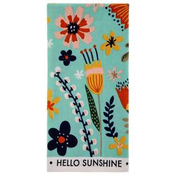Karma Multicolored Cotton Hello Sunshine Tea Towel 1 pk