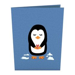 Lovepop Penguins in Love Pop-Up Greeting Card