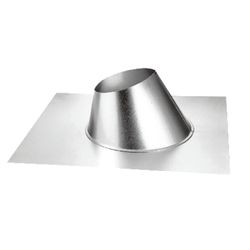 DuraVent DirectVent 6 in. D Galvanized Steel Adjustable Fireplace Roof Flashing