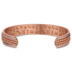 Montana Silversmiths Men's Dally On Cuff Bracelet One Size Fits Most