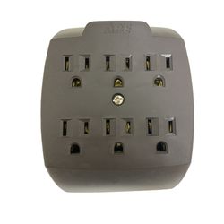 Ace Grounded 6 outlets Adapter 1 pk
