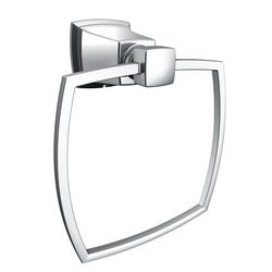 Moen Boardwalk Chrome Towel Ring 5-1/8 in. L Metal