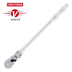 CRAFTSMAN V-Series 1/4 in. drive Long Flex Head Ratchet 80 teeth