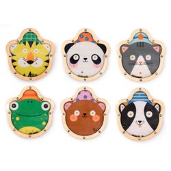 Kikkerland Kidoki Double Sided Tilt and Roll Puzzle Assorted