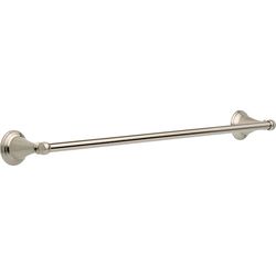 Delta Windemere Brushed Nickel Silver Towel Bar 24 in. L Die Cast Zinc