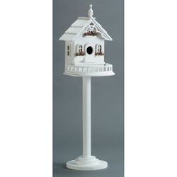 Songbird Valley Free Standing Cottage 29.25 in. H X 8.4 in. W X 9.4 in. L Wood Bird House