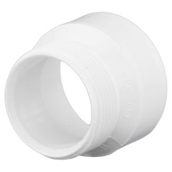 Charlotte Pipe Schedule 40 1-1/2 in. Hub X 1-1/4 in. D Hub PVC Trap Adapter 1 pk
