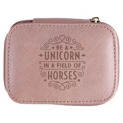 History & Heraldry Be a Unicorn in a Field of Horses Travel Jewellery Box 1 pk