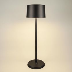 Hudson 14.2 in. Matte Black Table Lamp