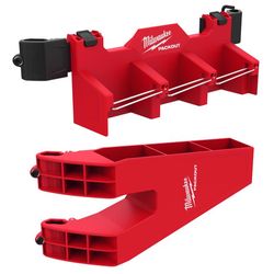 Milwaukee Packout Tool Box Attachment Long Tool Holder Tool Rack Black/Red
