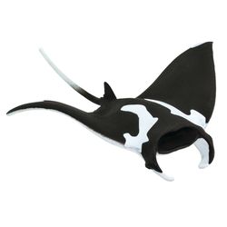 Safari Ltd. Wild Safari Manta Ray Toy Black/White
