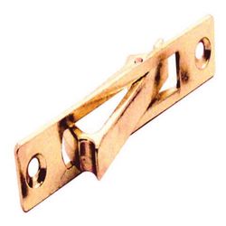 Ace 3.5 in. L Brass-Plated Gold Metal Pocket Door Flush Pull