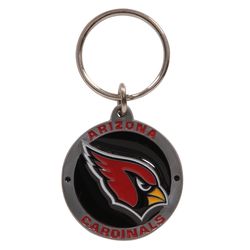 HILLMAN NFL Tempered Steel Multicolored Split Ring Keychain