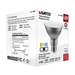Satco PAR30LN E26 (Medium) LED Bulb Tunable White/Color Changing 75 Watt Equivalence 1 pk