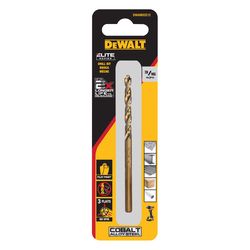 DeWalt ELITE SERIES 3/16 in. X 3.5 in. L Cobalt Steel Pilot Point Drill Bit Round Shank 1 pc