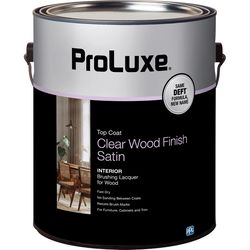ProLuxe Satin Clear Oil-Based Alkyd Brushing Lacquer 1 gal