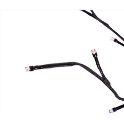 Celebrations Orange/Purple 32 in. Double Twinkle Light Burst Halloween Decor