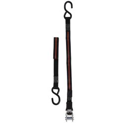 Keeper 1 in. W X 8 ft. L Black Tie Down w/Ratchet 500 lb 2 pk