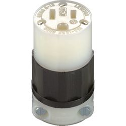 Leviton Industrial Nylon Grounding Plug 5-15R 2 Pole 3 Wire