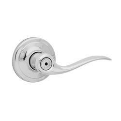 Kwikset Signature Series Tustin Lever Polished Chrome Privacy Lockset