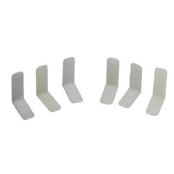 Barton Kramer 1.06 in. L Polyethylene Drawer Guide Side Saddles 6 pk