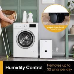 Whirlpool 1500 sq ft 32 pt Dehumidifier