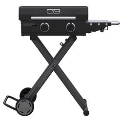 Charbroil Performance Series 2 Burner Liquid Propane Outdoor Griddle with Hood Black