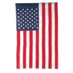 Evergreen American  Garden Flag 12.5 in. W X 18 in. L