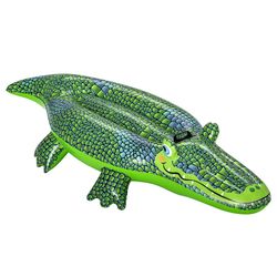 Bestway H2OGO Multicolored PVC Inflatable Crocodile Pool Float