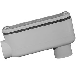 Cantex 1/2 in. D PVC Conduit Body For PVC 1 each